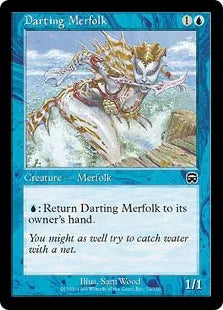 《矢のごときマーフォーク/Darting Merfolk》[MMQ] 青C