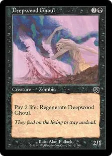 《ディープウッドの食屍鬼/Deepwood Ghoul》[MMQ] 黒C