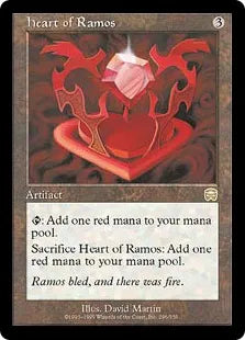 《レイモスの心臓/Heart of Ramos》[MMQ] 茶R
