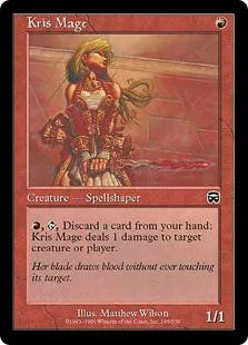 《クリスの魔道士/Kris Mage》[MMQ] 赤C