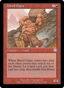 《雇われ巨人/Hired Giant》[MMQ] 赤U