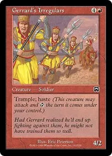 《ジェラードの不正規軍/Gerrard's Irregulars》[MMQ] 赤C