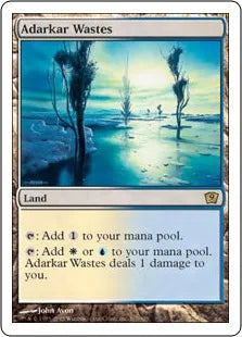 《アダーカー荒原/Adarkar Wastes》[9ED] 土地R