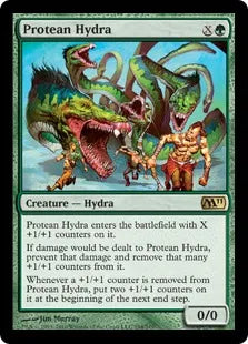 《変幻のハイドラ/Protean Hydra》[M11] 緑R