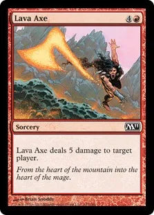 《溶岩の斧/Lava Axe》[M11] 赤C