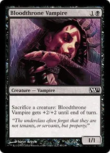 《血の座の吸血鬼/Bloodthrone Vampire》[M11] 黒C