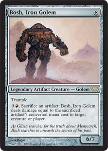 《鉄のゴーレム、ボッシュ/Bosh, Iron Golem》[PCS] 茶R