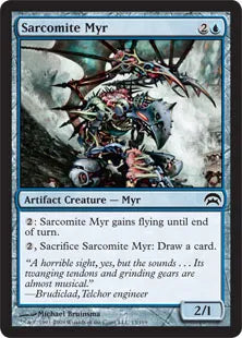 《サルコマイトのマイア/Sarcomite Myr》[PCS] 青C