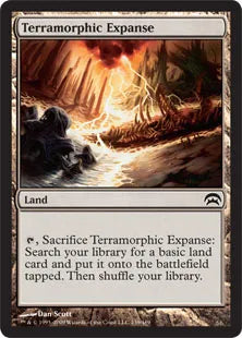《広漠なる変幻地/Terramorphic Expanse》[PCS] 土地C