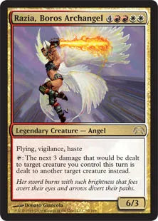 《ボロスの大天使、ラジア/Razia, Boros Archangel》[PCS] 金R