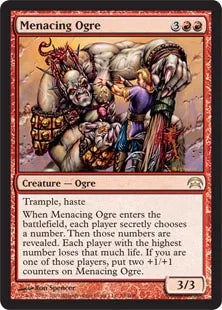 《脅迫するオーガ/Menacing Ogre》[PCS] 赤R