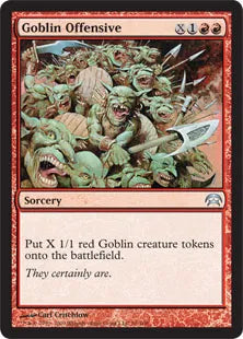《ゴブリンの攻勢/Goblin Offensive》[PCS] 赤U