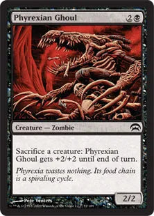 《ファイレクシアの食屍鬼/Phyrexian Ghoul》[PCS] 黒C