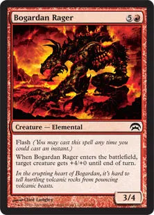 《ボガーダンの憤怒獣/Bogardan Rager》[PCS] 赤C