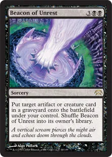 《不穏の標/Beacon of Unrest》[PCS] 黒R