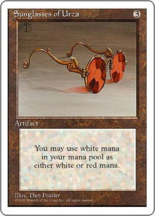 《ウルザの色眼鏡/Sunglasses of Urza》[4ED] 茶R