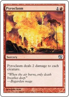 《紅蓮地獄/Pyroclasm》[9ED] 赤U