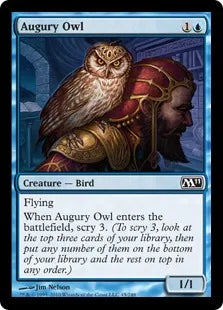 《占いフクロウ/Augury Owl》[M11] 青C