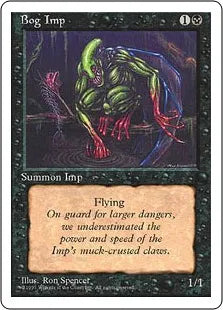 《沼インプ/Bog Imp》[4ED] 黒C