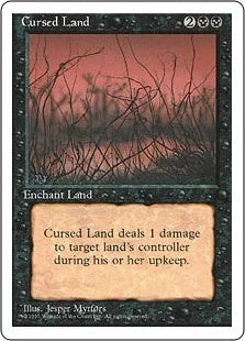 《呪われた地/Cursed Land》[4ED] 黒U