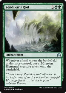 《ゼンディカーの乱動/Zendikar's Roil》[ORI] 緑U