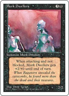 《闇に住まいし者/Murk Dwellers》[4ED] 黒C