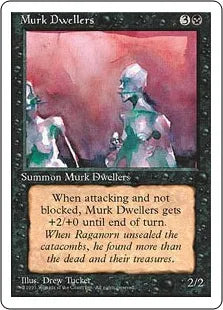 《闇に住まいし者/Murk Dwellers》[4ED] 黒C