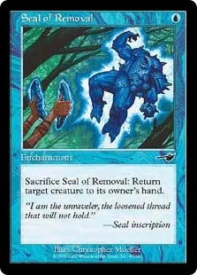 《退去の印章/Seal of Removal》[NEM] 青C