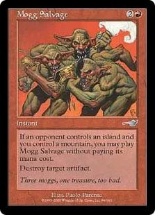 《モグの分捕り/Mogg Salvage》[NEM] 赤U