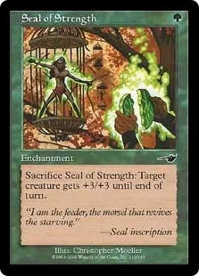 《力の印章/Seal of Strength》[NEM] 緑C