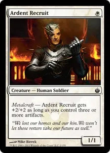 《献身的な補充兵/Ardent Recruit》[MBS] 白C