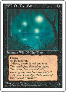 《鬼火/Will-o'-the-Wisp》[4ED] 黒R