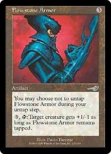 《流動石の鎧/Flowstone Armor》[NEM] 茶U