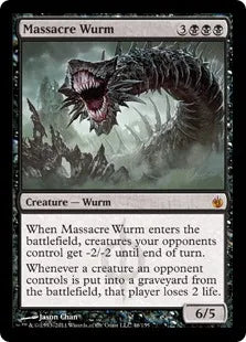 《虐殺のワーム/Massacre Wurm》[MBS] 黒R