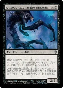 《シェオルドレッドの刈り取るもの/Reaper of Sheoldred》[NPH] 黒U