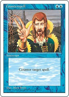 《対抗呪文/Counterspell》[4ED] 青U