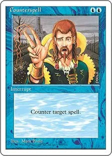 《対抗呪文/Counterspell》[4ED] 青U