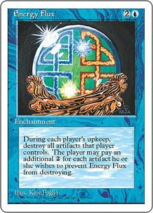 《魔力流出/Energy Flux》[4ED] 青U