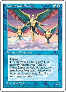 《幻影の軍団/Phantasmal Forces》[4ED] 青U