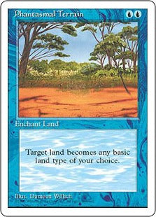 《幻影の地/Phantasmal Terrain》[4ED] 青C