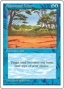 《幻影の地/Phantasmal Terrain》[4ED] 青C