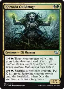 《コロズダのギルド魔道士/Korozda Guildmage》[C15] 金U
