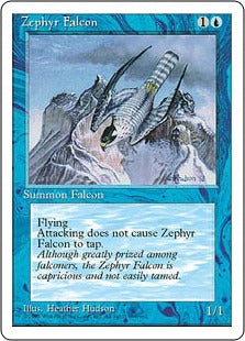 《西風の隼/Zephyr Falcon》[4ED] 青C
