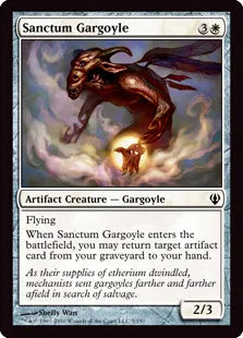 《聖域のガーゴイル/Sanctum Gargoyle》[ARC] 白C