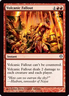 《火山の流弾/Volcanic Fallout》[ARC] 赤U