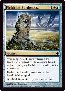 《原霧の境界石/Fieldmist Borderpost》[ARC] 金C