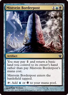 《霧脈の境界石/Mistvein Borderpost》[ARC] 金C