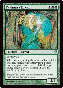 《ヤヴィマヤのドライアド/Yavimaya Dryad》[ARC] 緑U