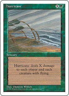 《ハリケーン/Hurricane》[4ED] 緑U