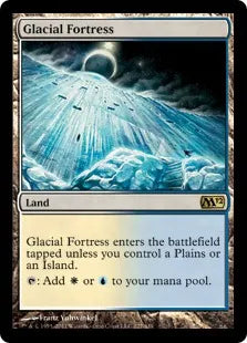 《氷河の城砦/Glacial Fortress》[M12] 土地R